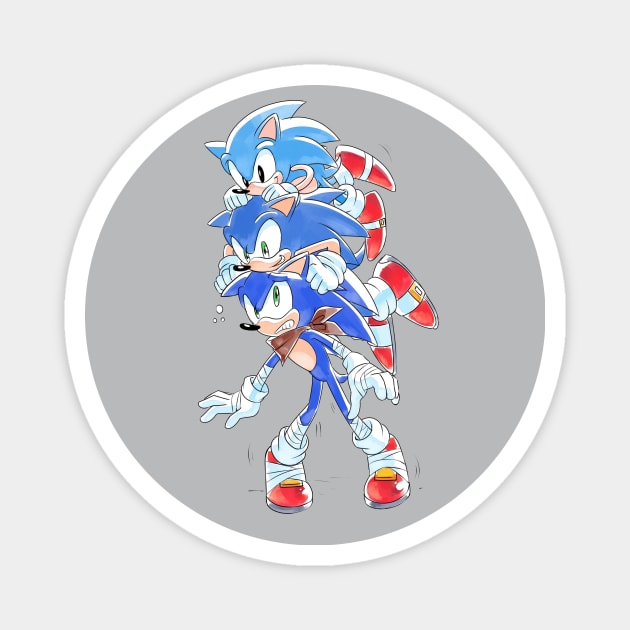 Sonic Generations Magnet by Luvkay